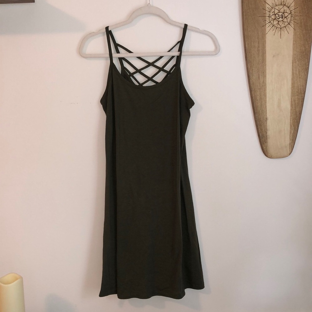 Army green dress